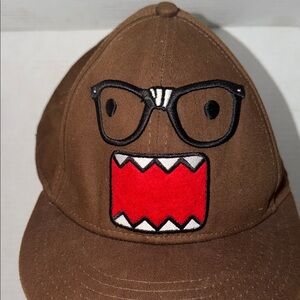 DOMO Monster SnapBack Cap Nerdy Japanese 2011 Y2K Anime Hat Rare
